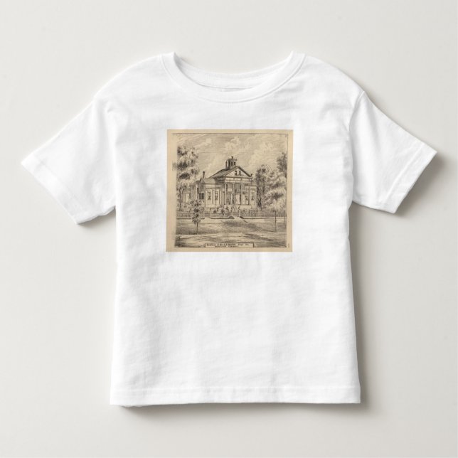Residence of Mrs EE Marsh, Brandon in Vermont Toddler T-shirt (Front)