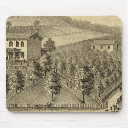 Residence of William Schrader Mouse Pad