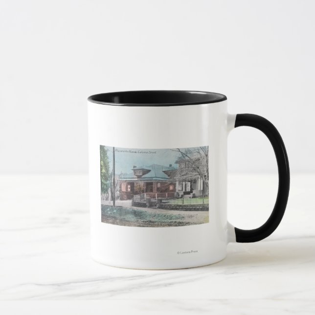 Residence Scene on Coloma Street Mug (Right)