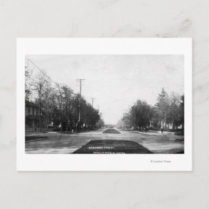 Residence Street Scene Postcard