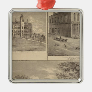 Residence, West Liberty College Metal Ornament