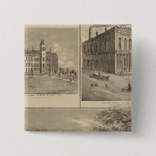 Residence, West Liberty College Pinback Button