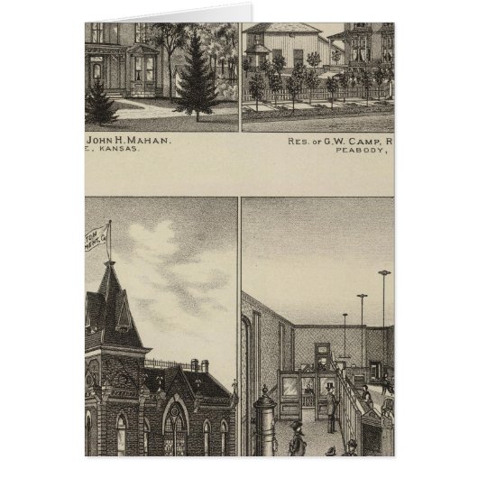 Residences, Abilene, Kansas Cards (Front)