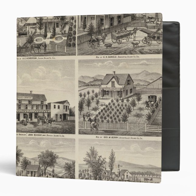 Residences, Brewery, ranch Binder (Front/Inside)