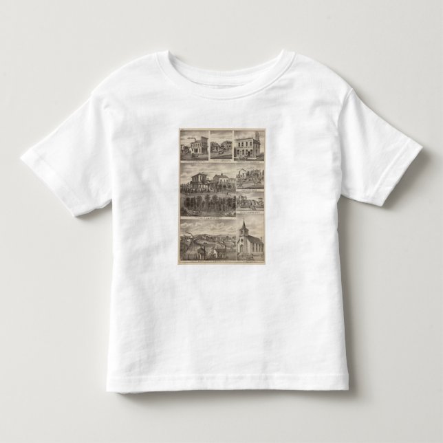 Residences, businesses, and Town of Eyota Toddler T-shirt (Front)