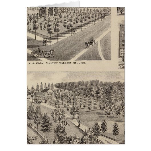 Residences, Farm, Minnesota Cards (Front)