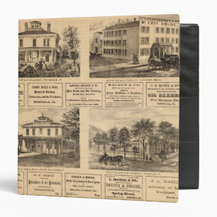 Residences, hotels, Titusville, Franklin 3 Ring Binder