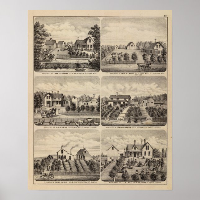 Residences, Minnesota 3 Poster (Front)