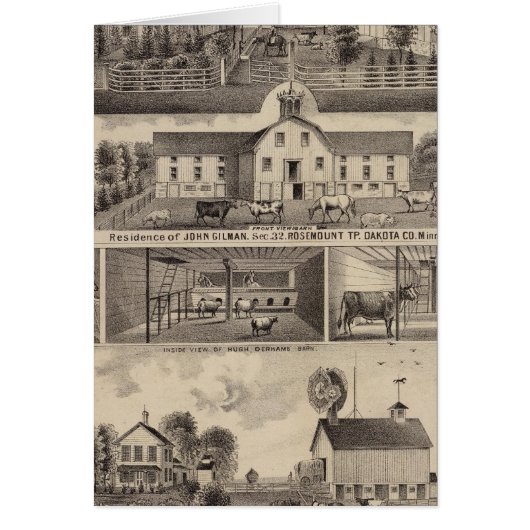 Residences, Minnesota 4 Cards (Front)