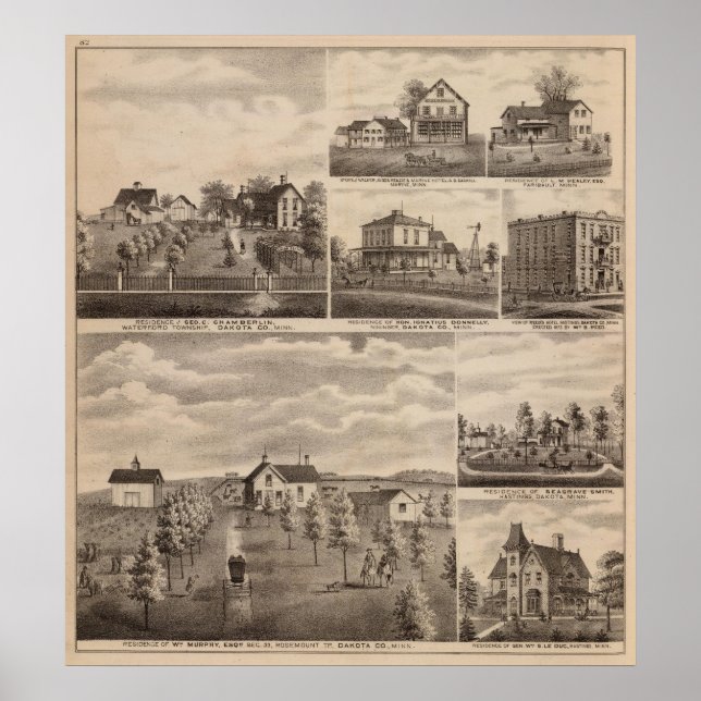 Residences, Minnesota 5 Poster (Front)