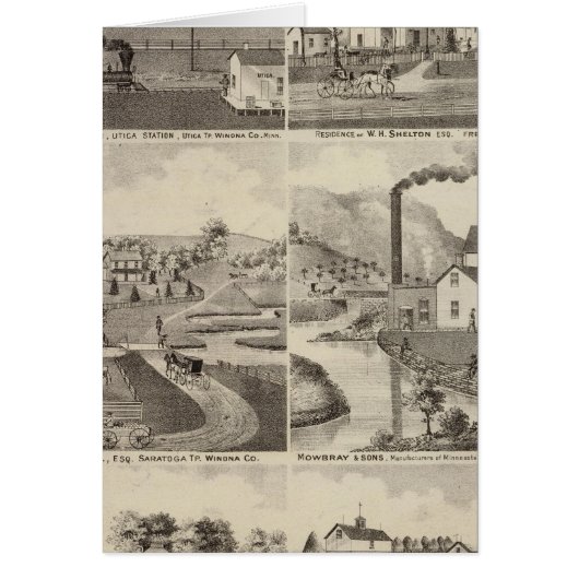 Residences, Minnesota Cards (Front)