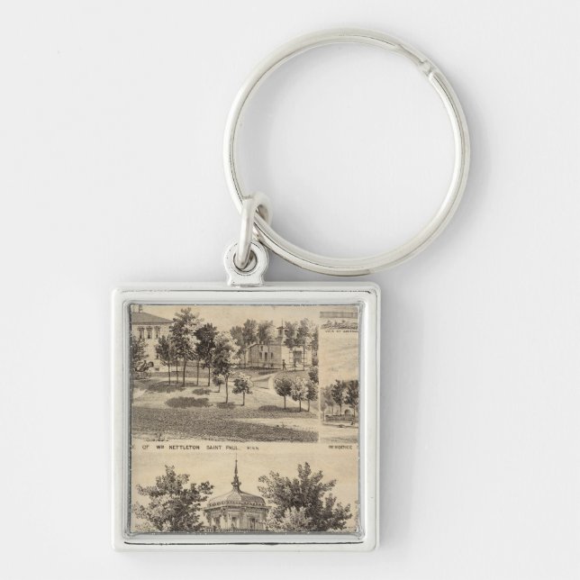 Residences, Minnesota Keychain (Front)
