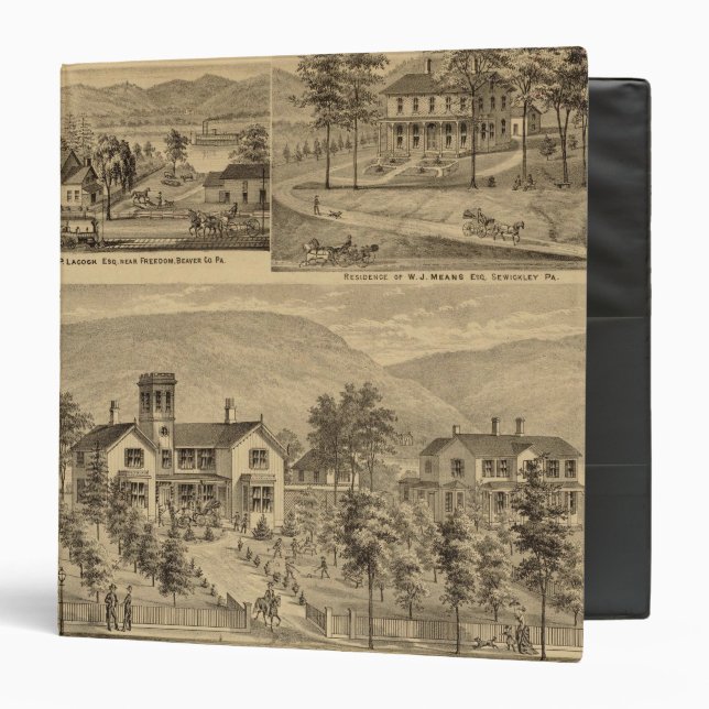 Residences of HJ Murdoch Binder (Front/Inside)