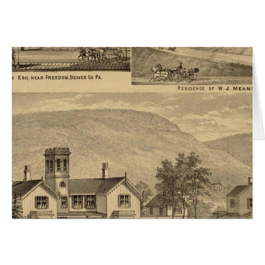 Residences of HJ Murdoch Cards (Front Horizontal)