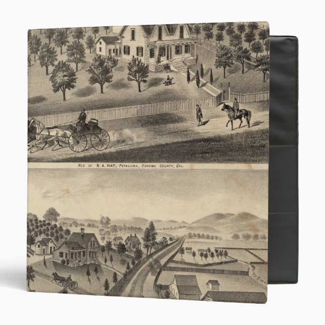 Residences of SA Nay and DM Winans Binder (Front/Inside)