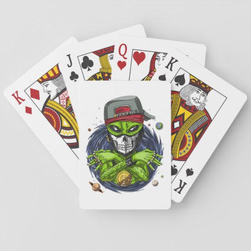 Resident Alien Riot Playing Cards