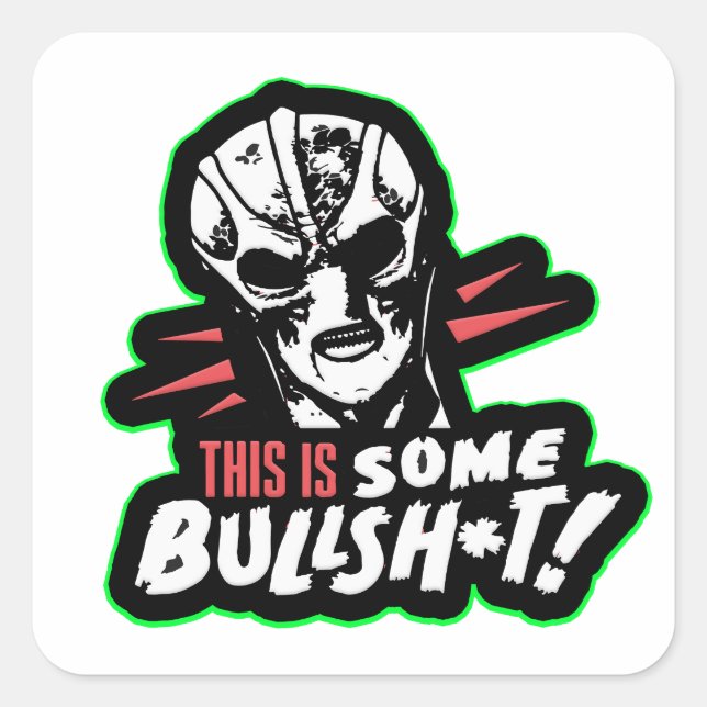 Resident Alien Square Sticker (Front)