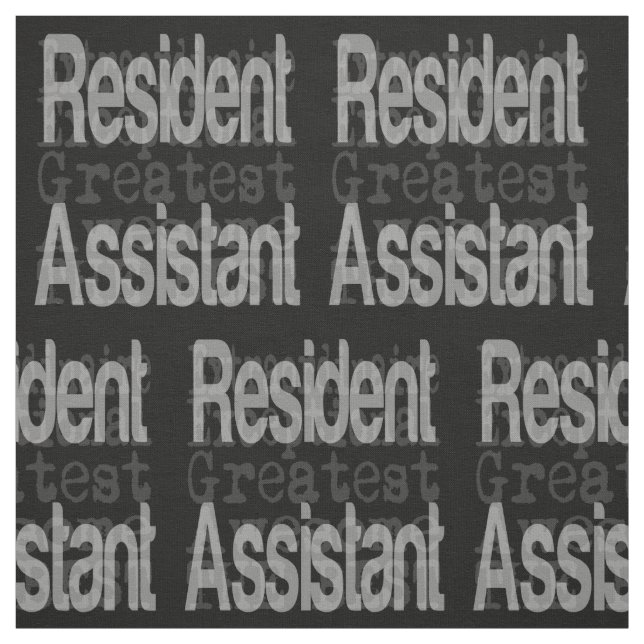 Resident Assistant Extraordinaire Fabric (Swatch)
