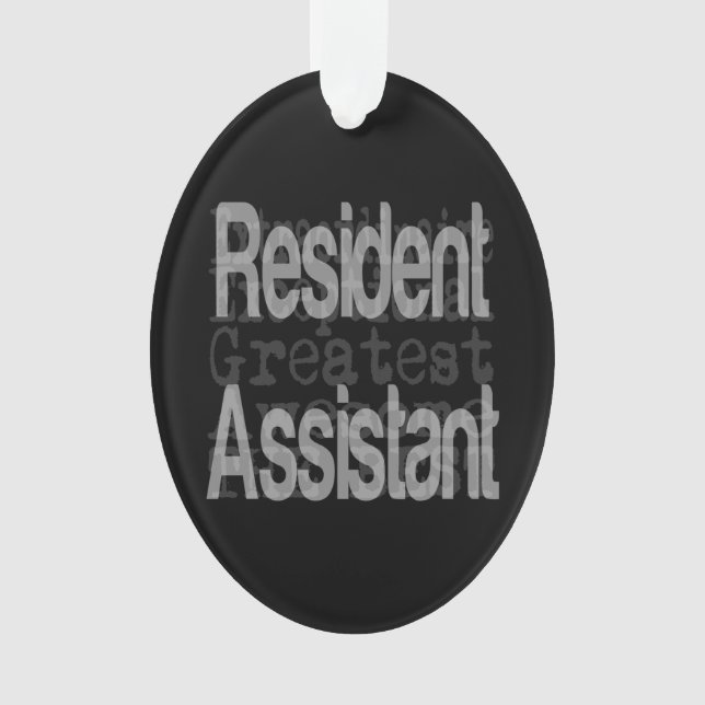 Resident Assistant Extraordinaire Ornament (Front)