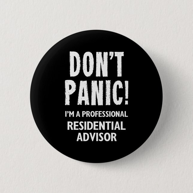 Residential Advisor  Button (Front)