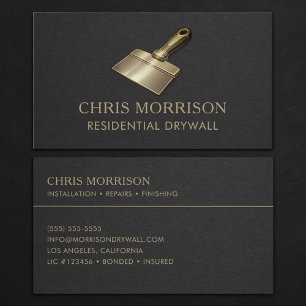 Residential Drywall Professional Business Card