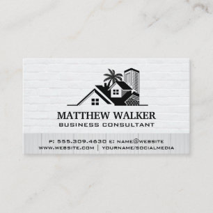 Residential High Riser Buildings Properties Business Card