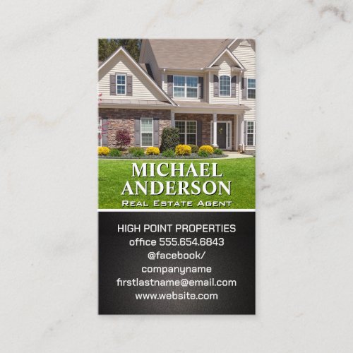 Residential Home  Real Estate Business Card