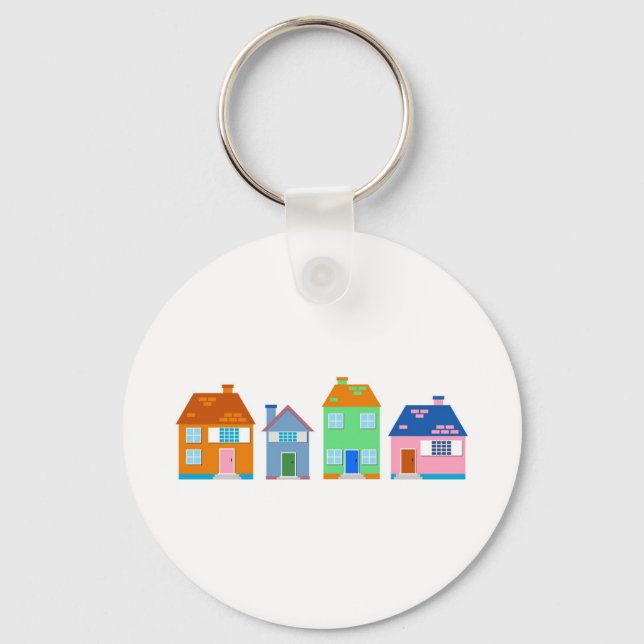 Residential Homes Keychain (Front)