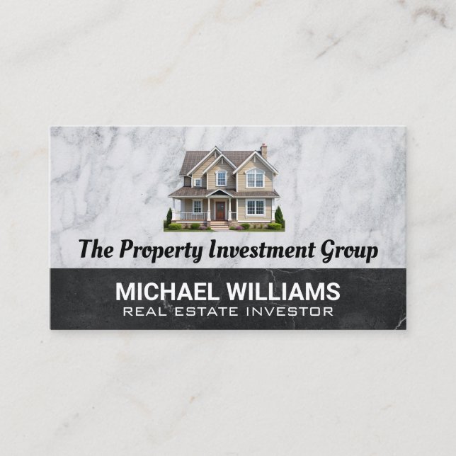 Residential House | Neighborhood Property Business Card (Front)