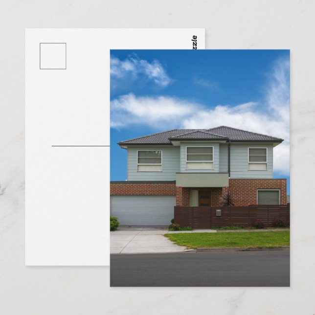Residential house  postcard (Front/Back)