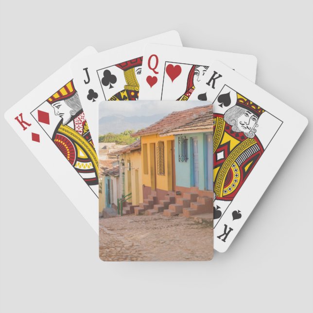 Residential houses, Trinidad, Cuba Poker Cards (Back)