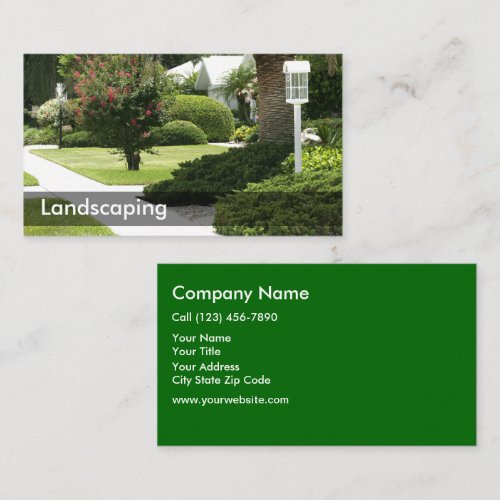 Landscaping Business Cards