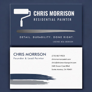Residential Painter Professional Business Card