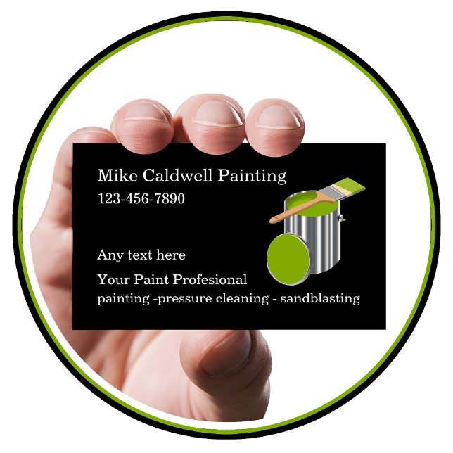 Residential Painting Service Business Cards (Creator Uploaded)