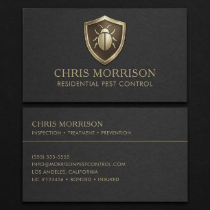 Residential Pest Control Business Card