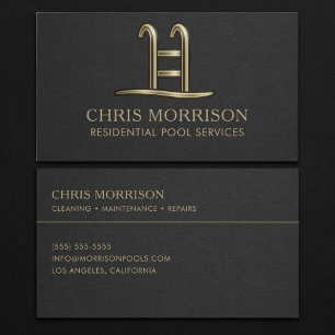 Residential Pool Services Business Card