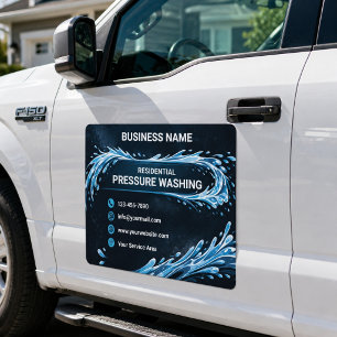 Residential Pressure Washing Liquid Guardian Logo Car Magnet