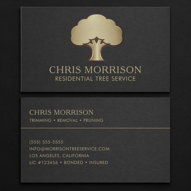 Residential Tree Services Business Card (Creator Uploaded)