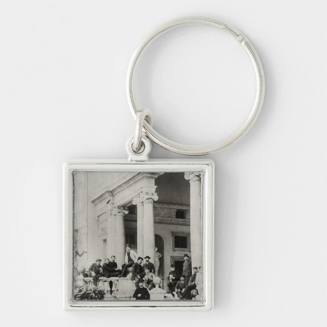 Residents of Villa Medici in Rome Keychain (Front)