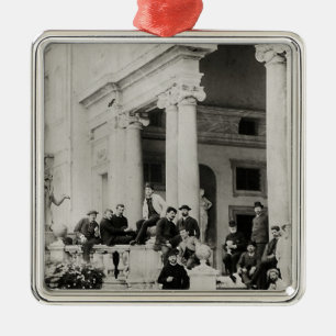 Residents of Villa Medici in Rome Metal Ornament