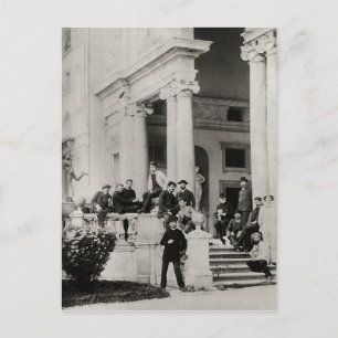 Residents of Villa Medici in Rome Postcard