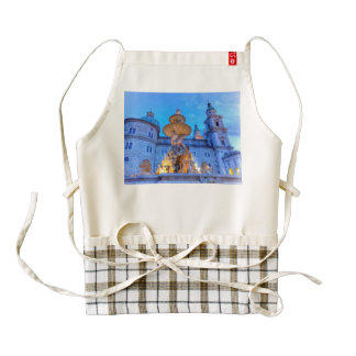 Residenzplatz in Salzburg, Austria Zazzle HEART Apron
