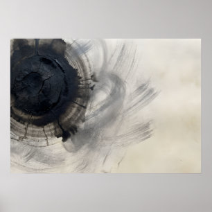 Residue of Breath Smoky Spirit Abstract Wall Art