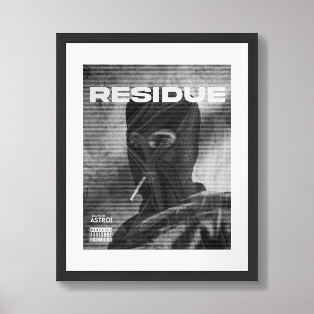 RESIDUE – Poster Wall Art | Home Decor (Framed Front)