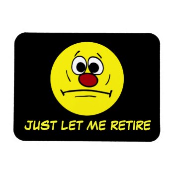 Resigned Face Grumpey Magnet by disgruntled_genius at Zazzle