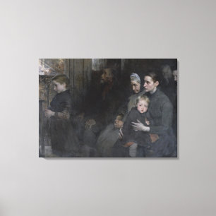 Resigned to their Lot, 1901 Canvas Print