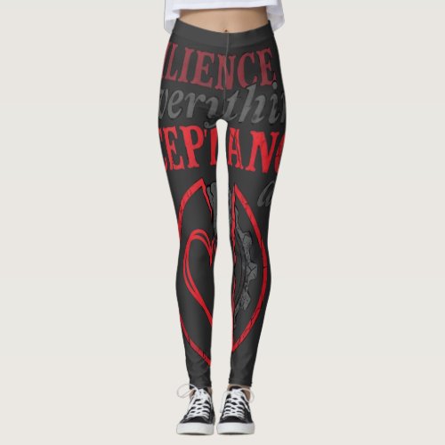 Resilience Over Everything | Acceptance Is Tool Leggings