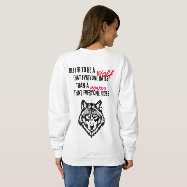 Resilience, self-worth, and independence sweatshirt (Back Full)