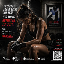 Resilience - The power to spring back from defeat