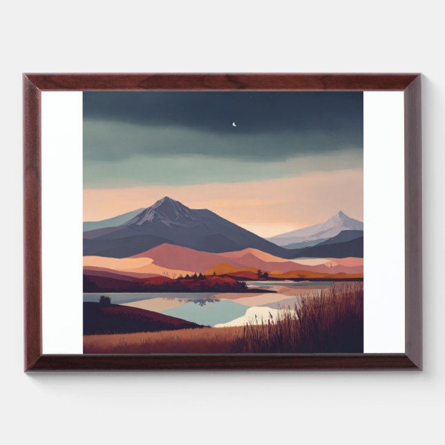 Resilience Tree Lone Pine Natures Sentine Award Plaque (Horizontal)